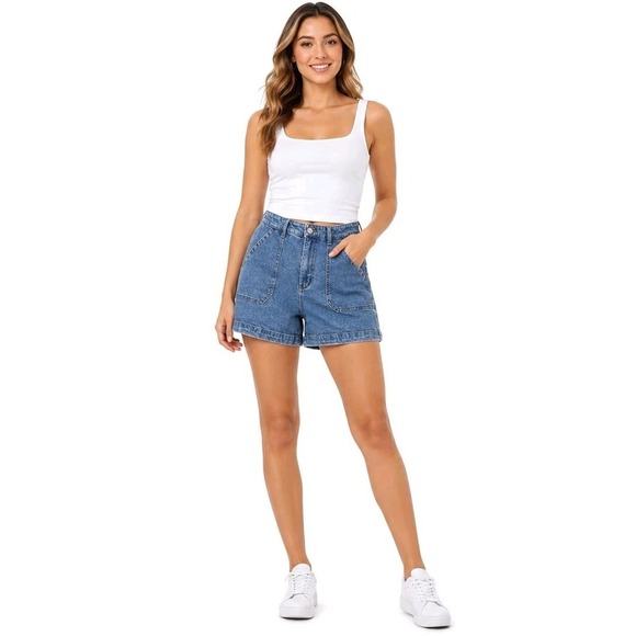 Wonderfly Pants - Wonderfly High Rise Shorts Size 12 Summer Vacation